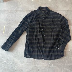 Mens Armani Exchange Button Down Long Sleeve Shirt - Size XXL